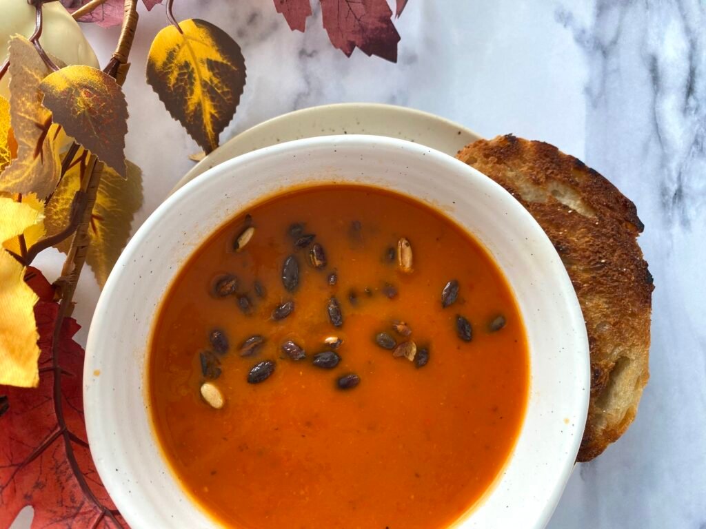 The best vegan pumpkin soup.